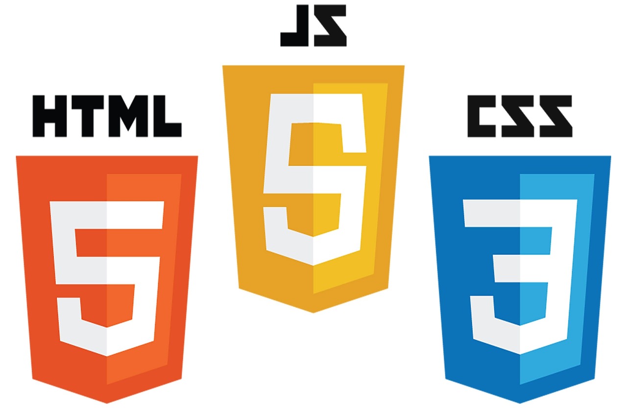 HTML, CSS, and JS logos